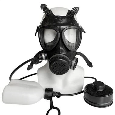 Pwazon Filtrage yon sèl filtre gaz mask pou operasyon sekirite avanse