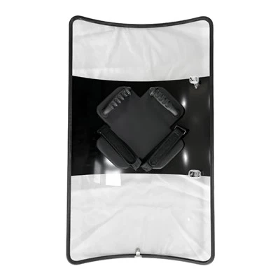 Double Manch Revòlt Kontwòl Rektang Shield